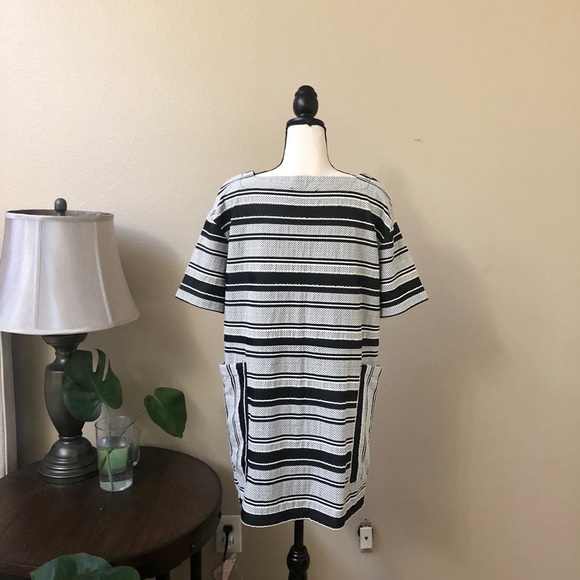 Zara Jacquard stripe dress - Picture 2 of 6